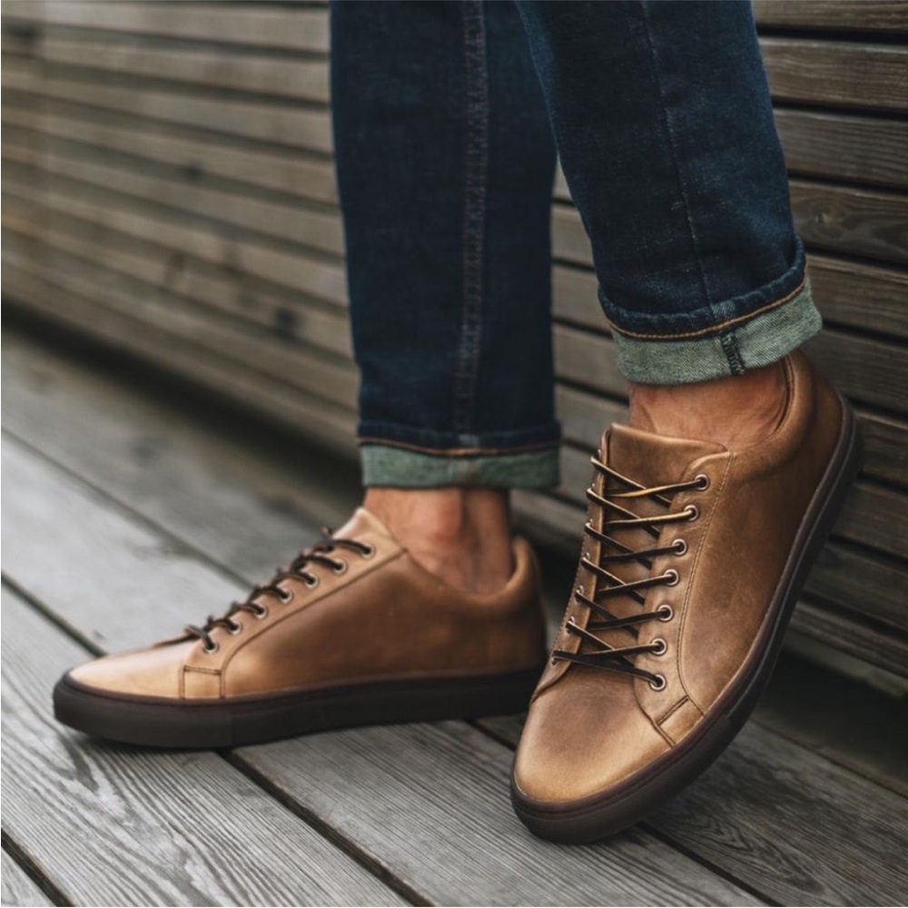 Thursday Boot Company Brown Leather Sneakers - Picture 7 of 7